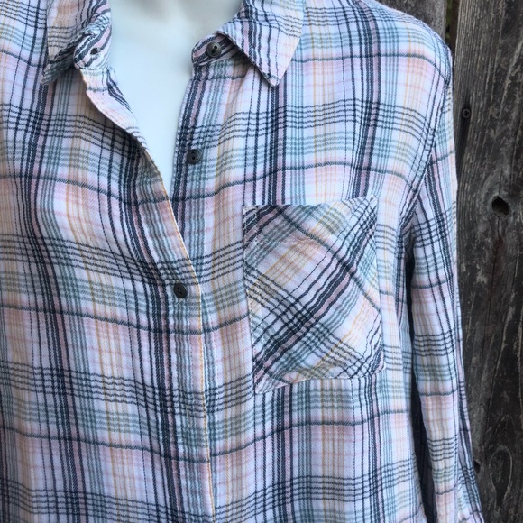 Melrose and Market • plaid shirt - Picture 3 of 7